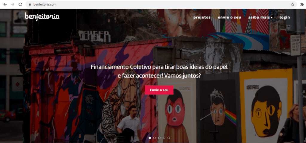Benfeitoria, plataforma de crowdfunding